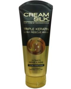 Cream Silk Triple Keratin Rescue Ultimate Repair & Shine Conditioner, 170 ml
