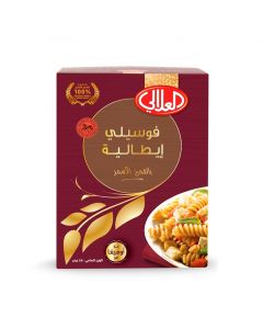 Al Alali Pasta #382, Whole Wheat Fusilli With Omega 3 Macaroni, 450G