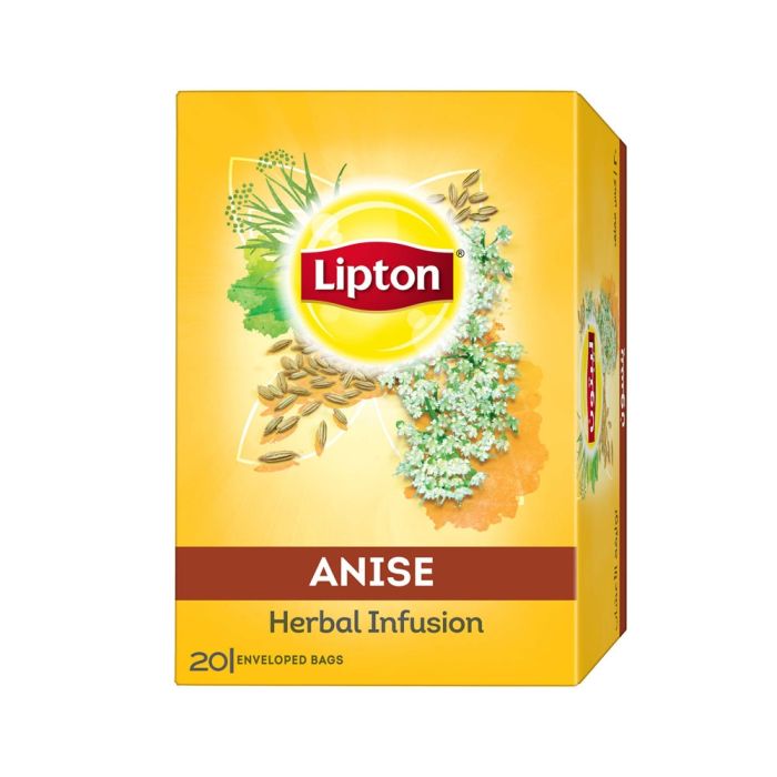 LIPTON Herbal Infusion Herbal Infusion Tea Bags Anise 20s